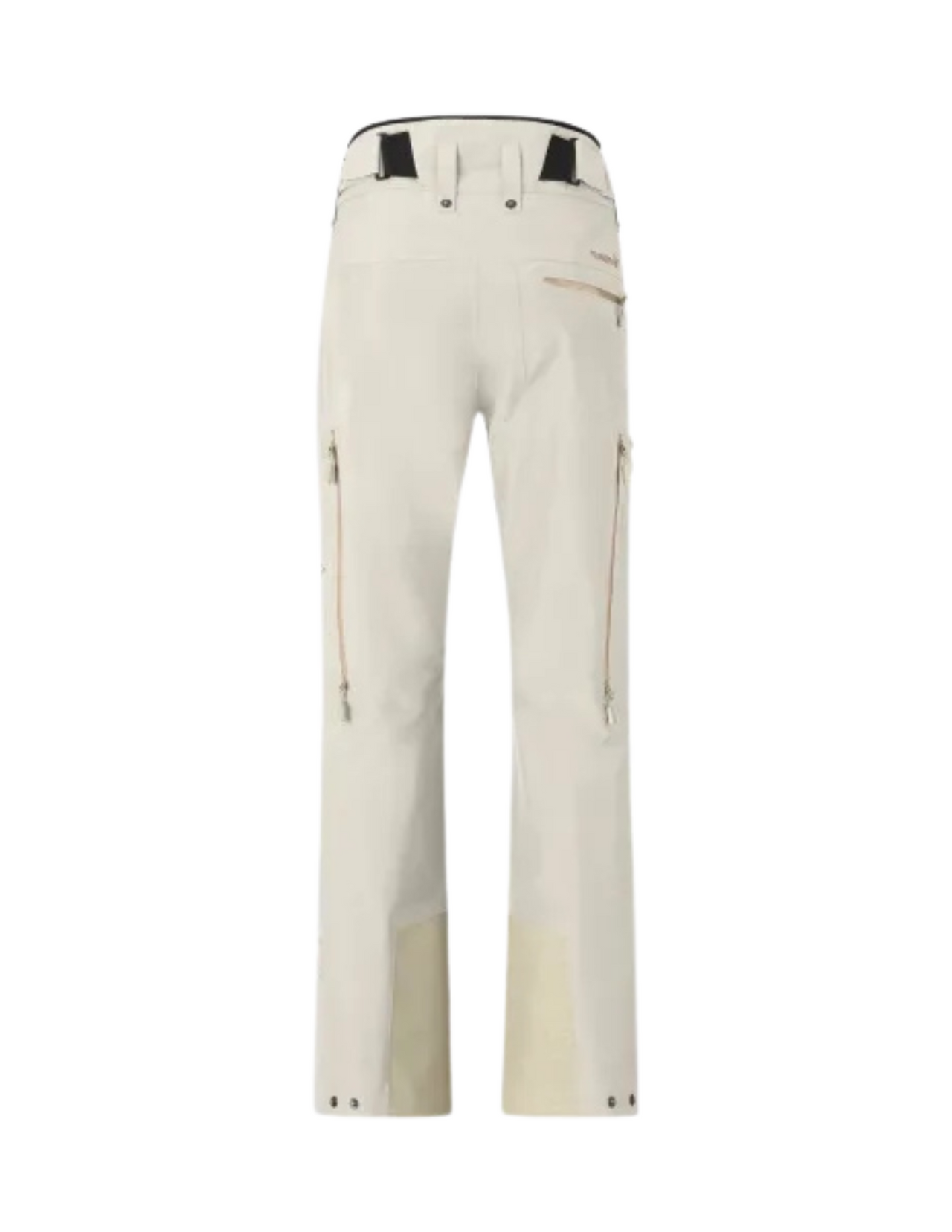 Pantalon de Ski de Rando Norrona Lofoten Gore-Tex Femme Oatmeal, couleur blanc beige, vue arrière