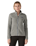 Polaire Patagonia Better Sweater Femme Birch White, vue portée avant