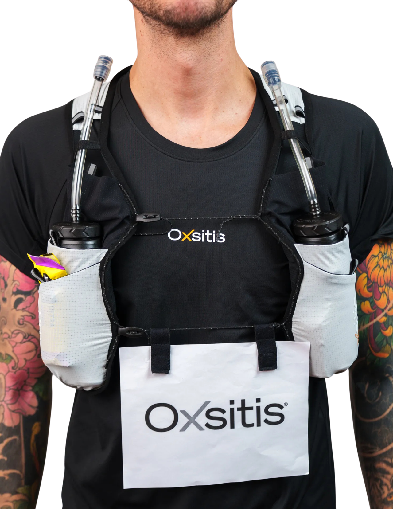Oxsitis Ghost 8L Trinkweste + 2 Flaschen 500 ml