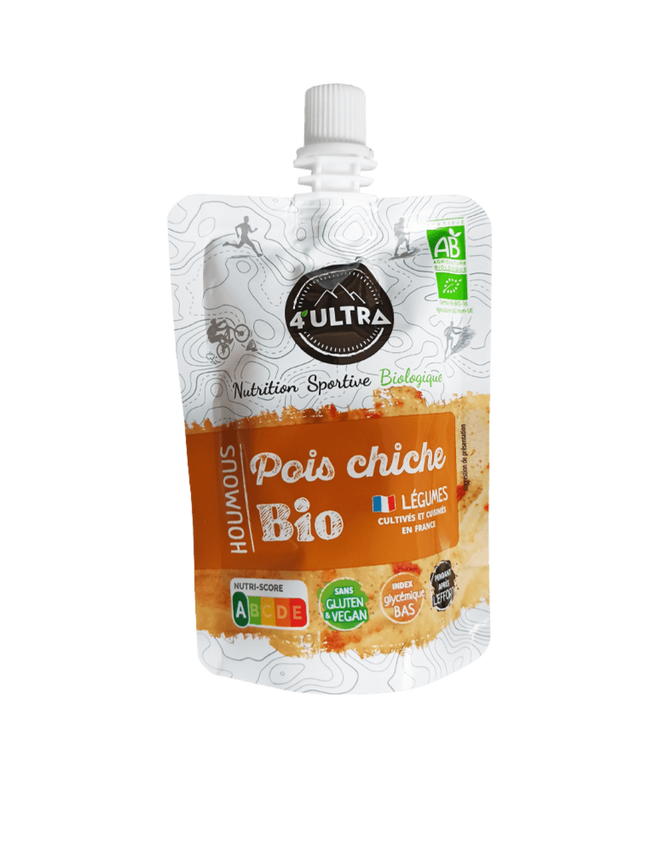 Purée Bio 4Ultra Houmous de Pois Chiche 85 g