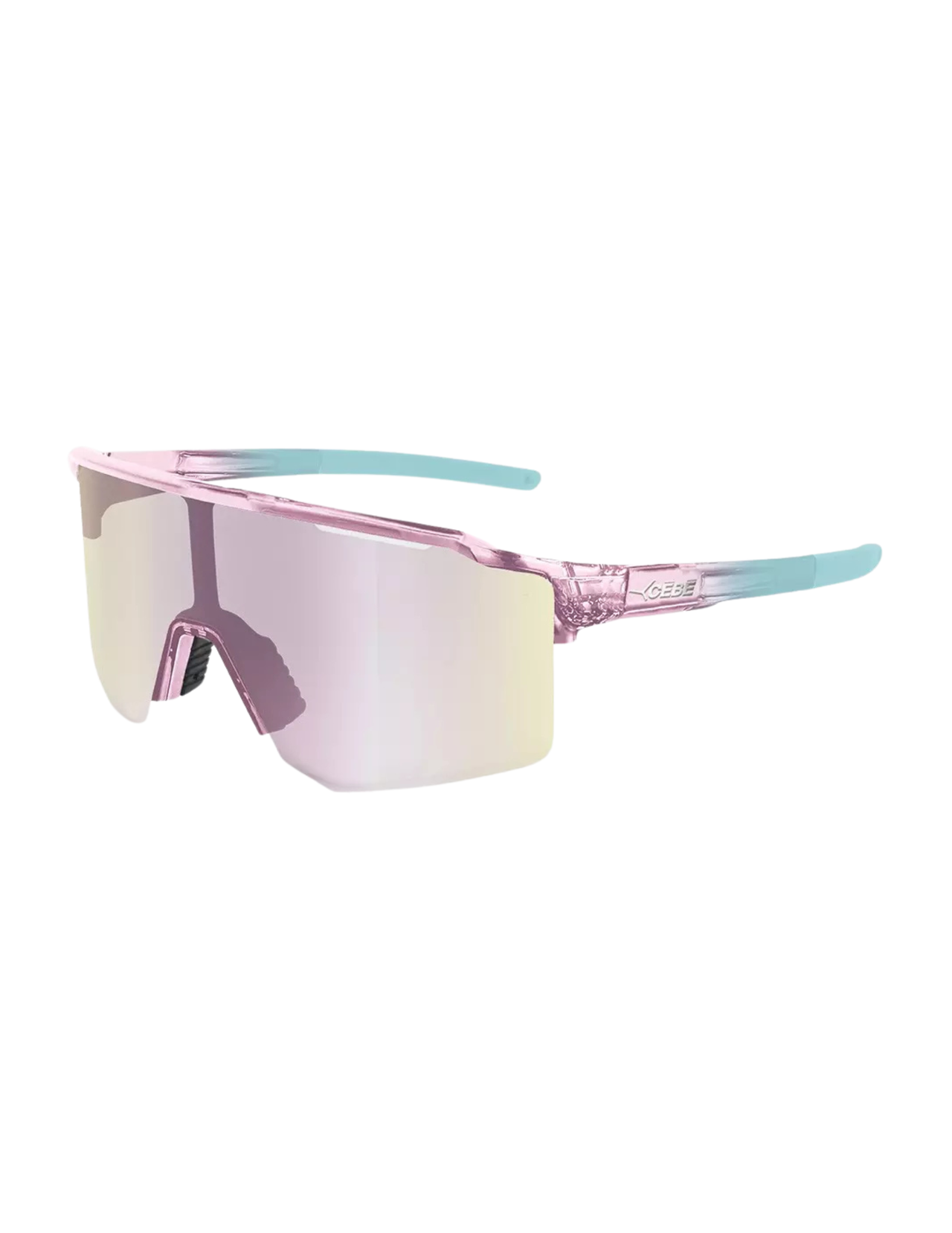 Lunettes de Soleil Cébé Outflow 2 Lite Crystal Trans Lilac - Écran Vario Full Revo Cherry Pink