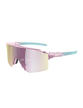 Lunettes de Soleil Cébé Outflow 2 Lite Crystal Trans Lilac - Écran Vario Full Revo Cherry Pink