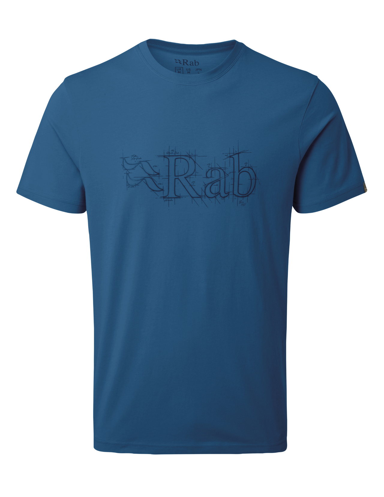 T-Shirt de Rando Rab Stance Sketch Organic Manches Courtes Homme