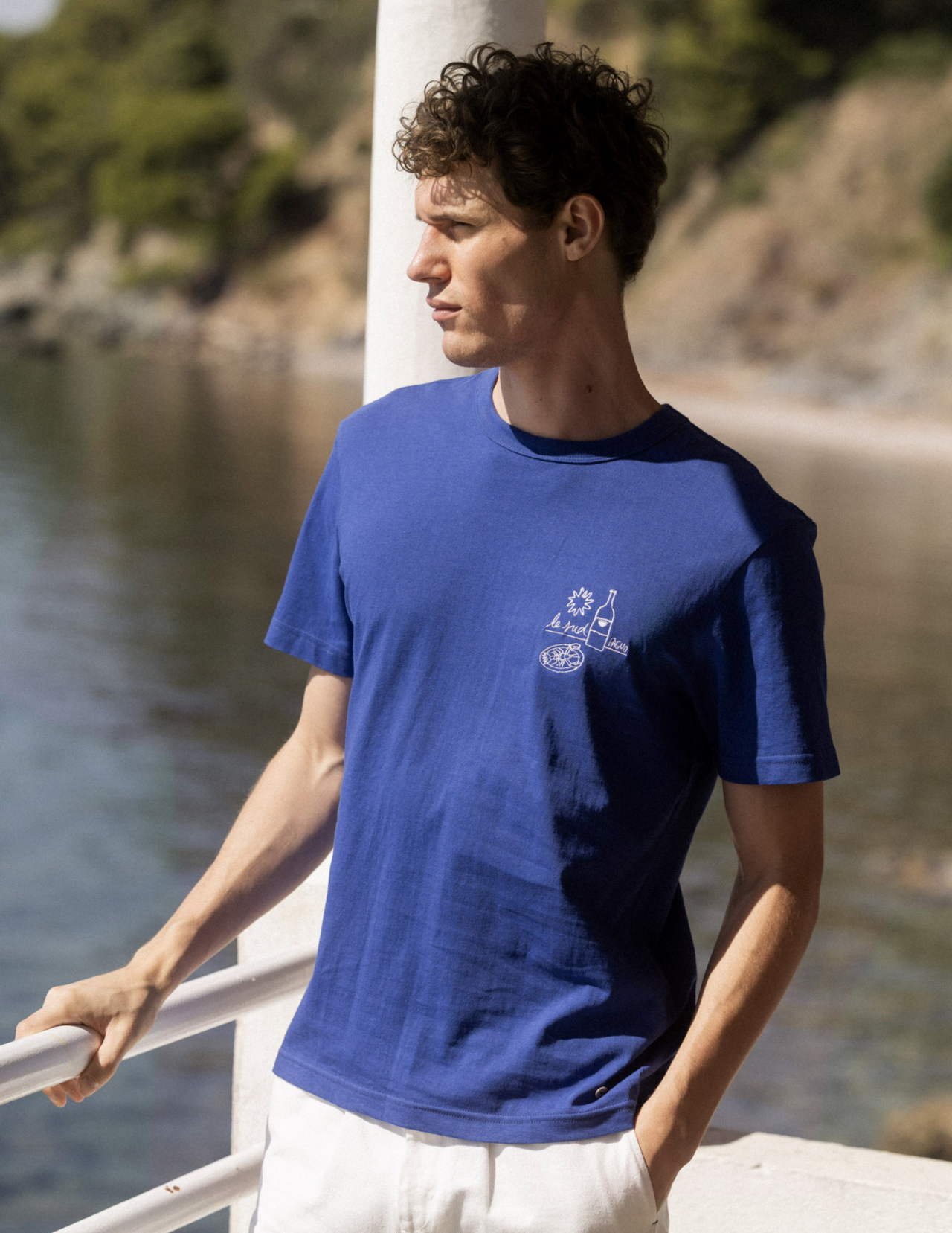 T-Shirt Faguo Lugny Le Sud Manches Courtes Homme